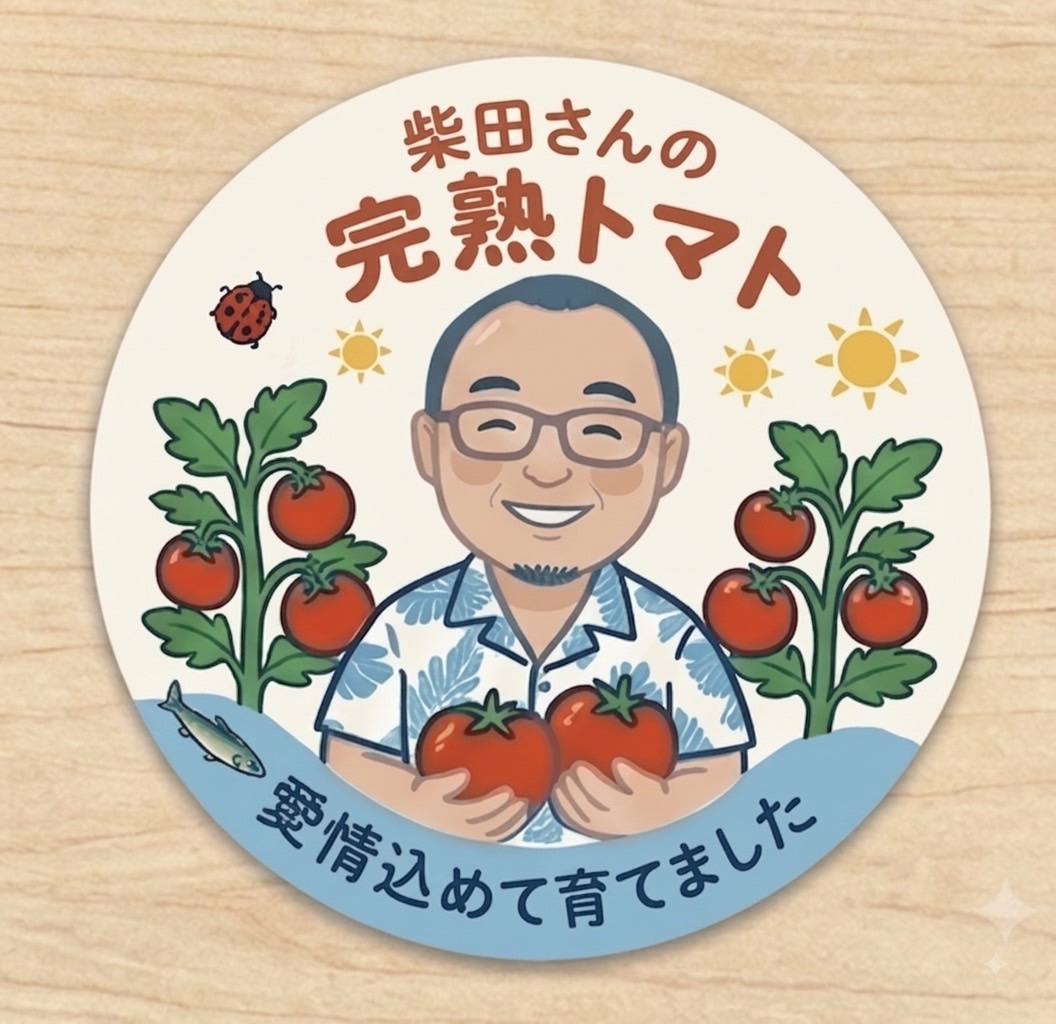 柴田さんの完熟トマト